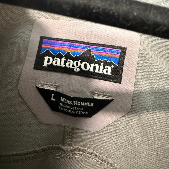 Patagonia Men's Alpine Guide Jacket Grey Large Soft Shell Full Zip Stretch - Picture 5 of 9